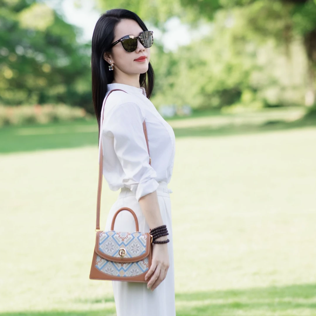 【顺丰包邮】2025新款长公主包包非遗壮锦包包手提单肩斜挎包民族风