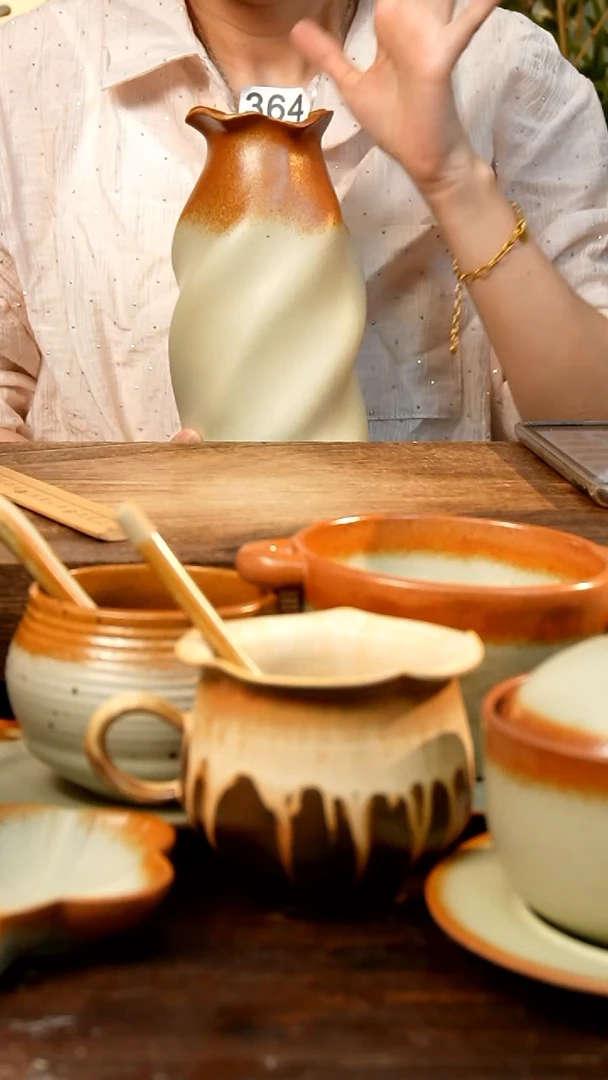 盘 高颜值粗陶餐具限时抢购