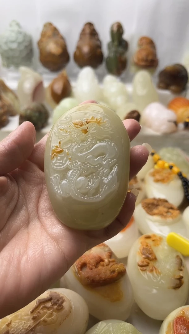 石材方解石棉纹正常不退换龙微瑕