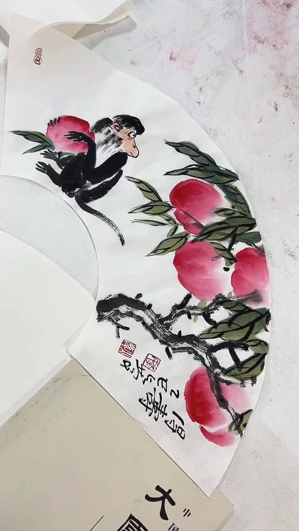 国画李火庆/国画/花鸟