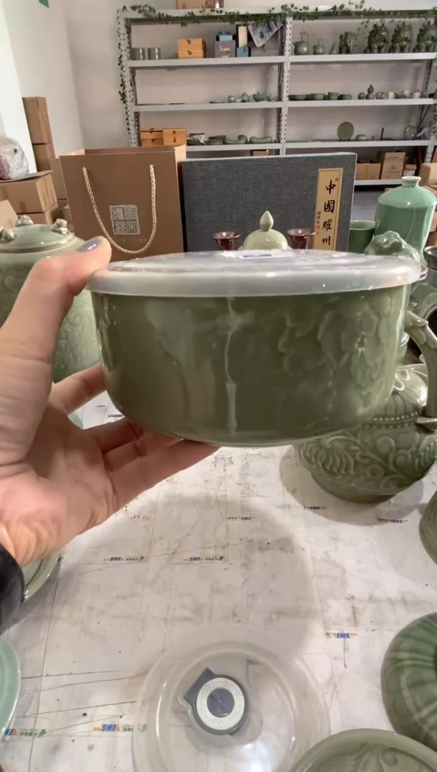 耀州窑二级【大号保鲜盒】一个