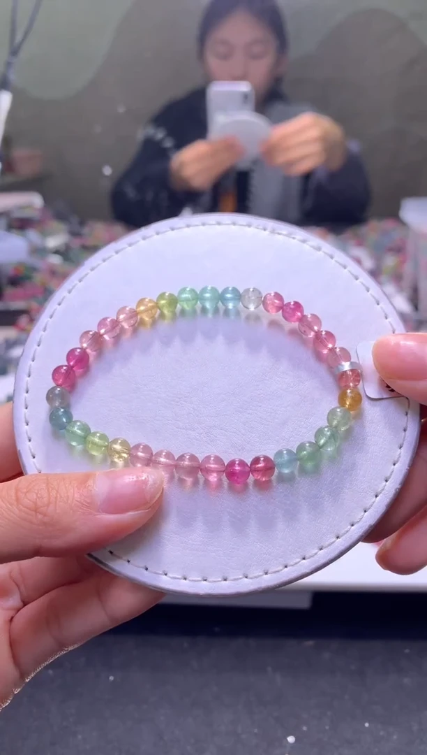 未镶嵌手串碧玺A75【天然碧玺】