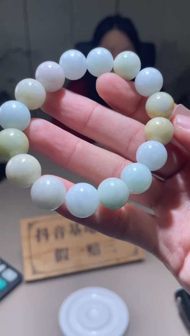 未镶嵌定制翡翠珠串 拍一发一