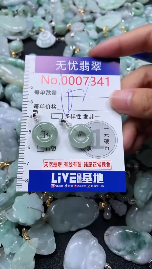 颈饰未镶嵌翡翠7341