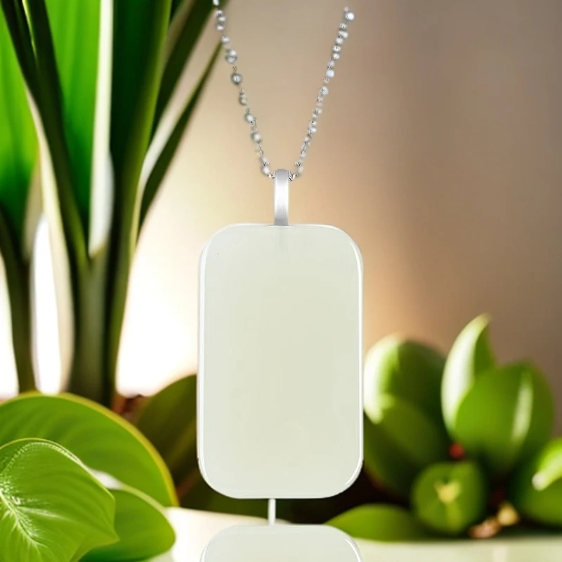 天然老料和田玉白玉无事牌S-0088