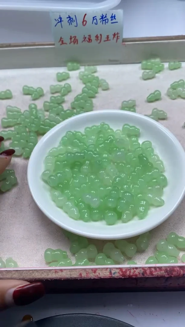 【闪购商品】玛瑙/玉髓颈饰未镶嵌w2326果绿葫芦15*9mm*20颗