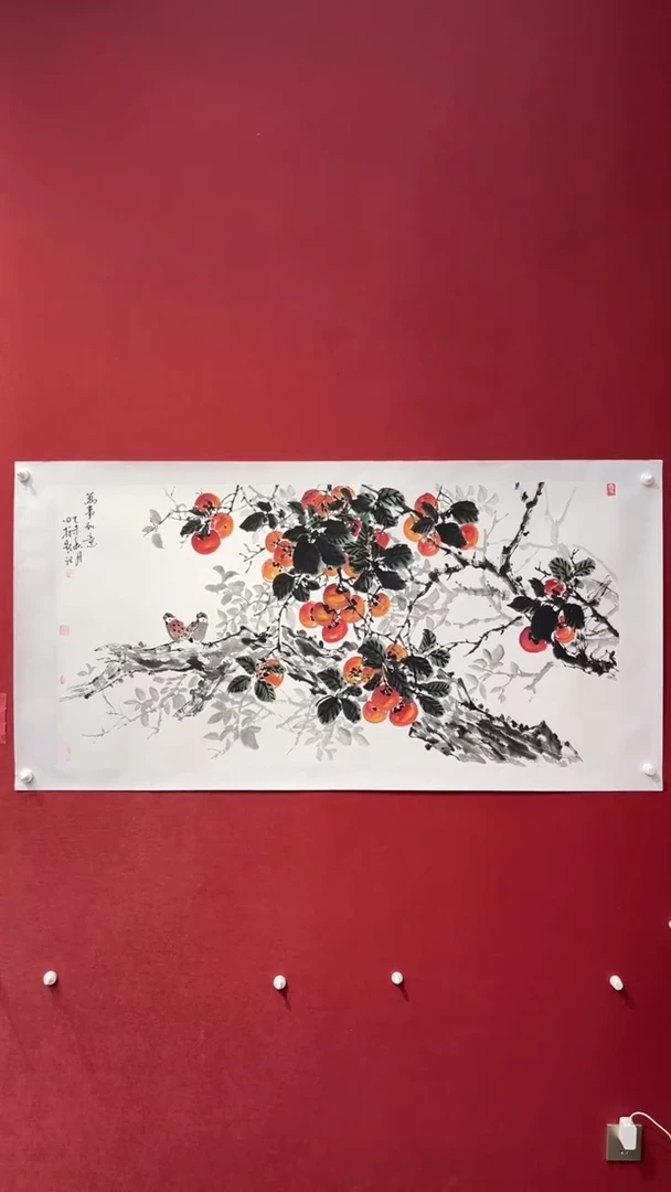 国画老师现场创作 38