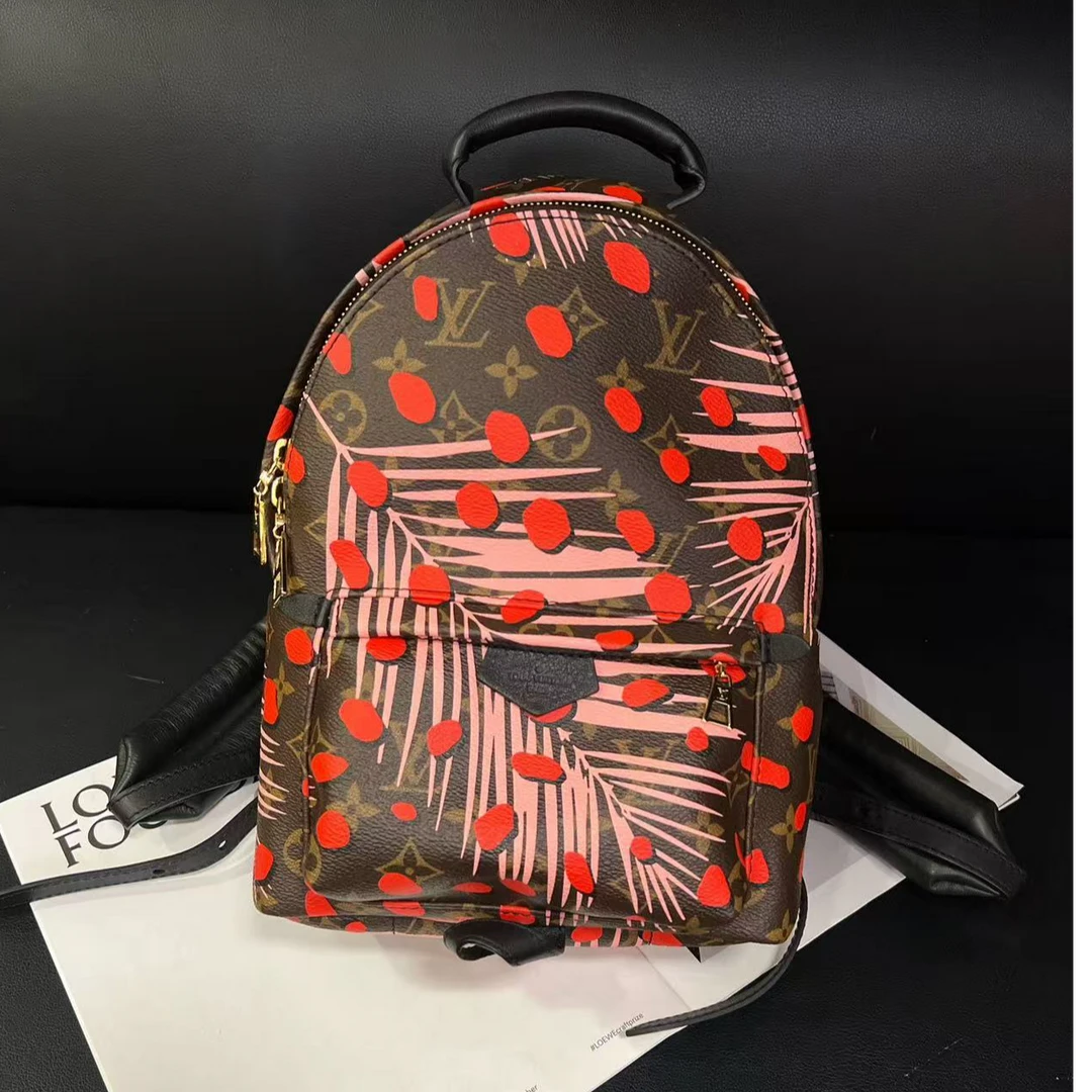 95新 LouisVuitton/路易威登 16年限量款热带雨林小号双肩包B5844