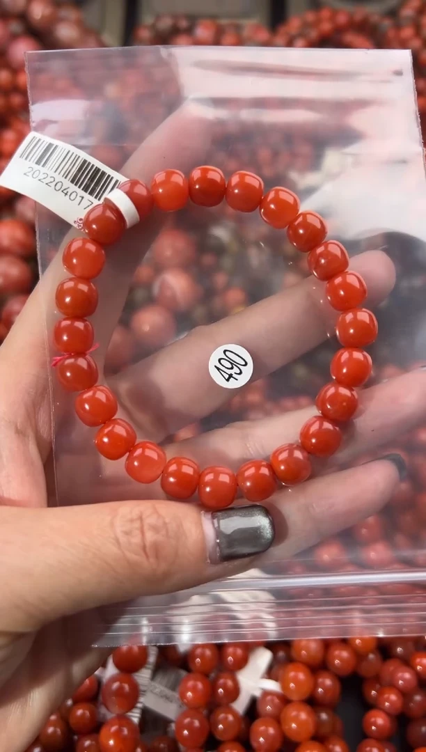 未镶嵌手串南红玛瑙幻****）8
