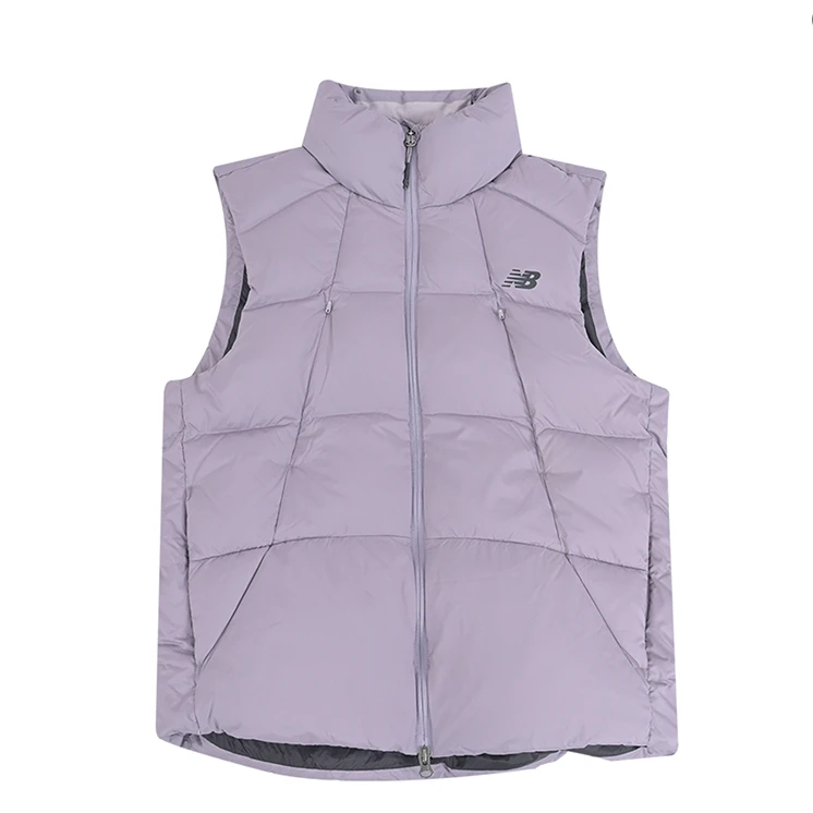 New Balance NB冬季新款时尚潮流保暖百搭羽绒马甲NJF44021-PUR