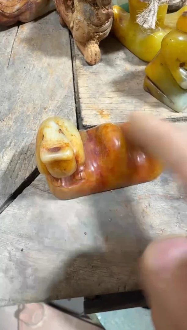 未镶嵌岫岩河磨玉（透闪石质玉）挂件玉器555555