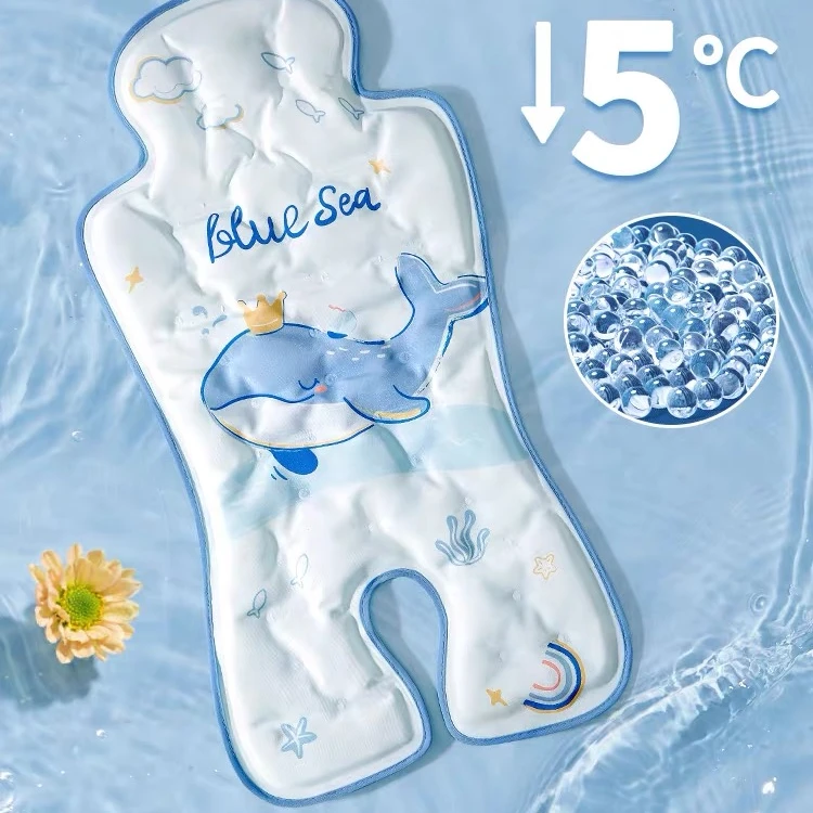 冰垫婴儿车冰垫凉席宝宝餐椅夏季通用遛娃神器安全座椅推车凉垫