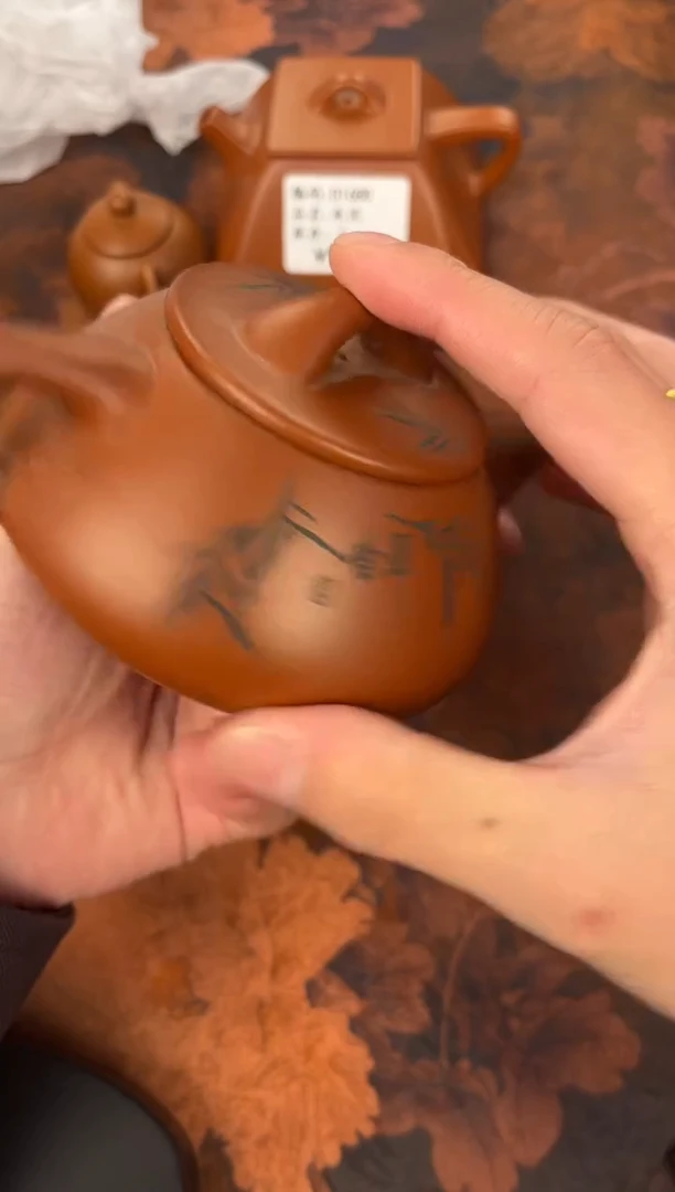 茶杯紫砂-香翠石瓢紫砂