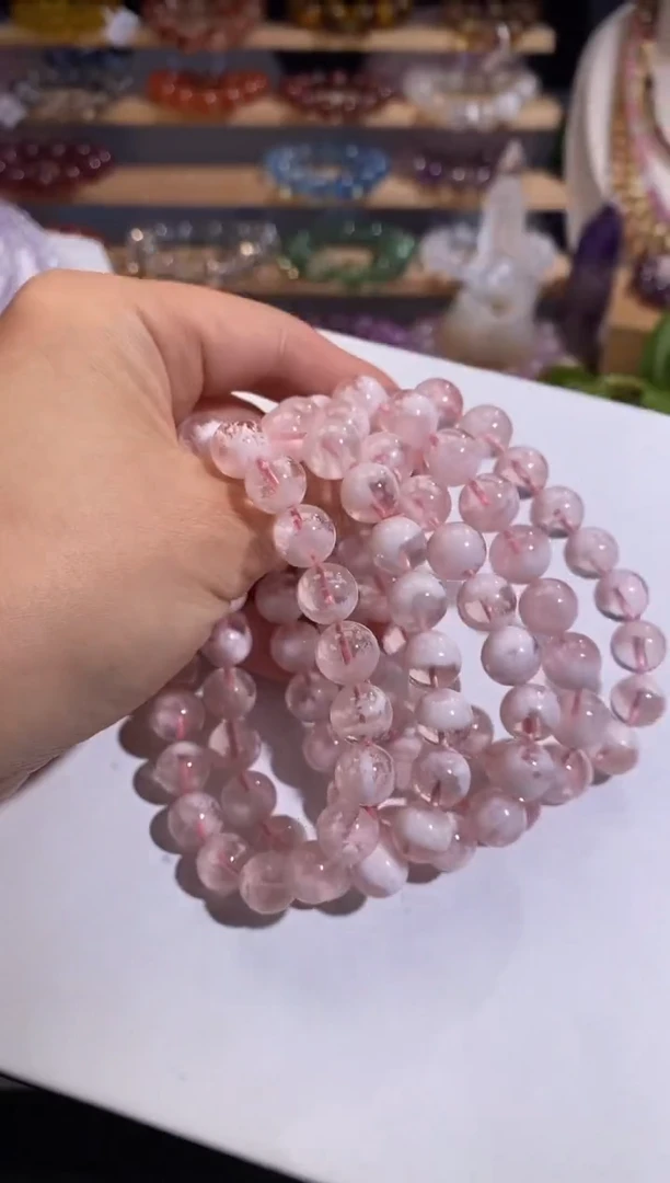 【闪购商品】水晶手链未镶嵌10mm多样性发一