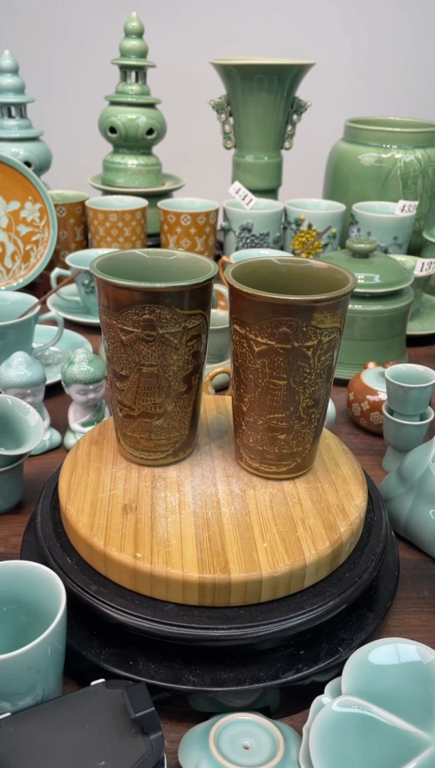 特价福利 微瑕 慧仙青瓷