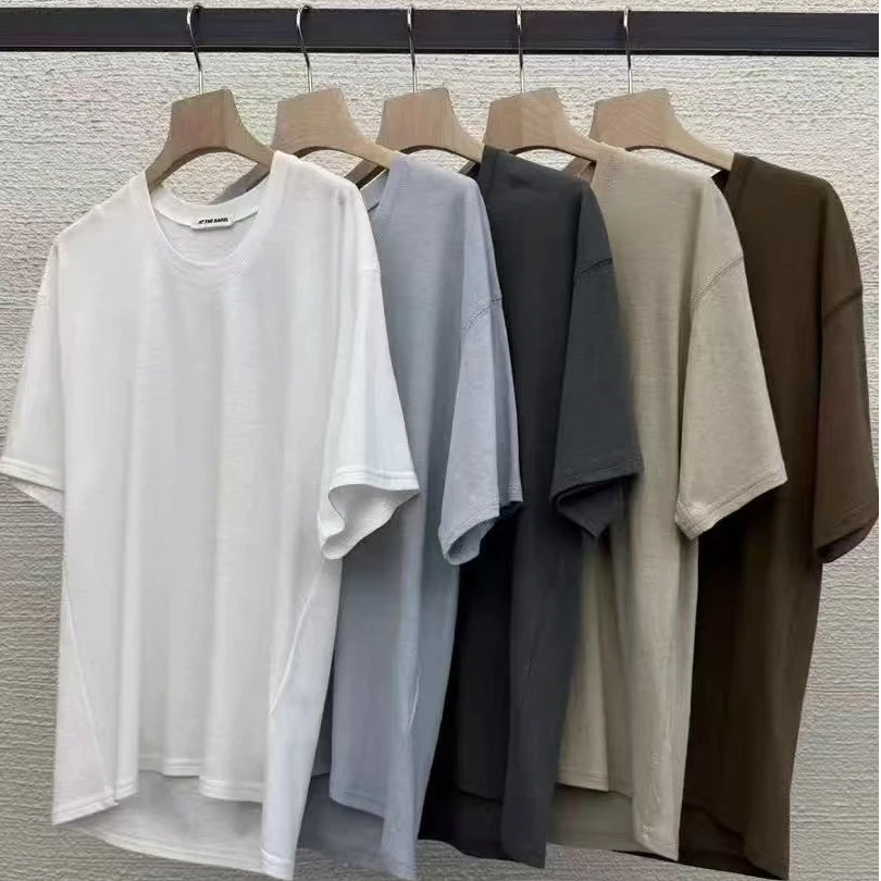 韩国东大门正品代购 at前短后长柔软舒适宽松短袖T恤（no退 no换）