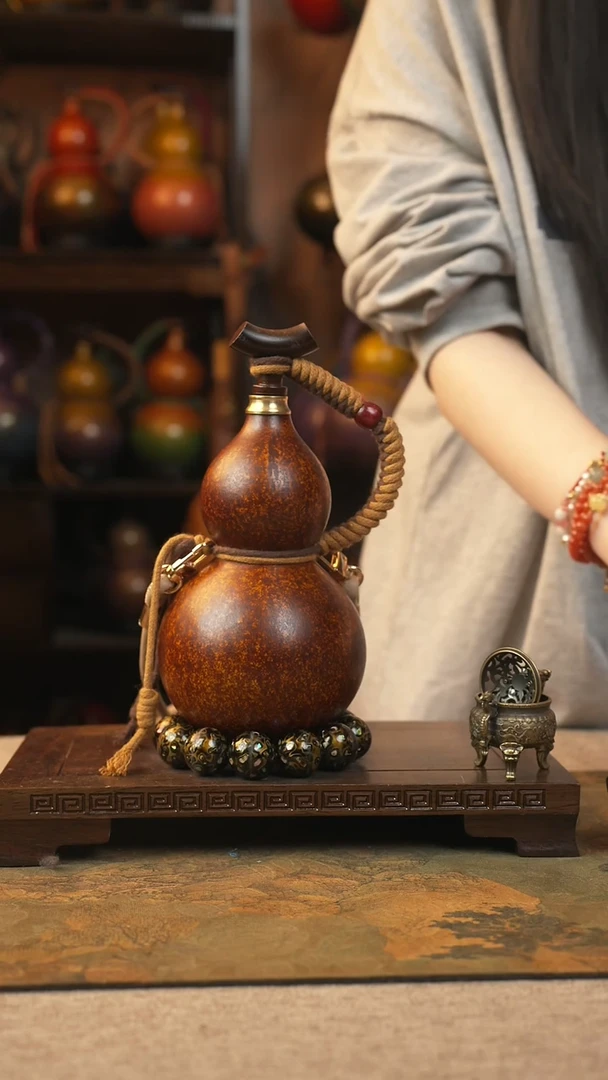 478大漆一物一拍记葫堂出品[不带手串】