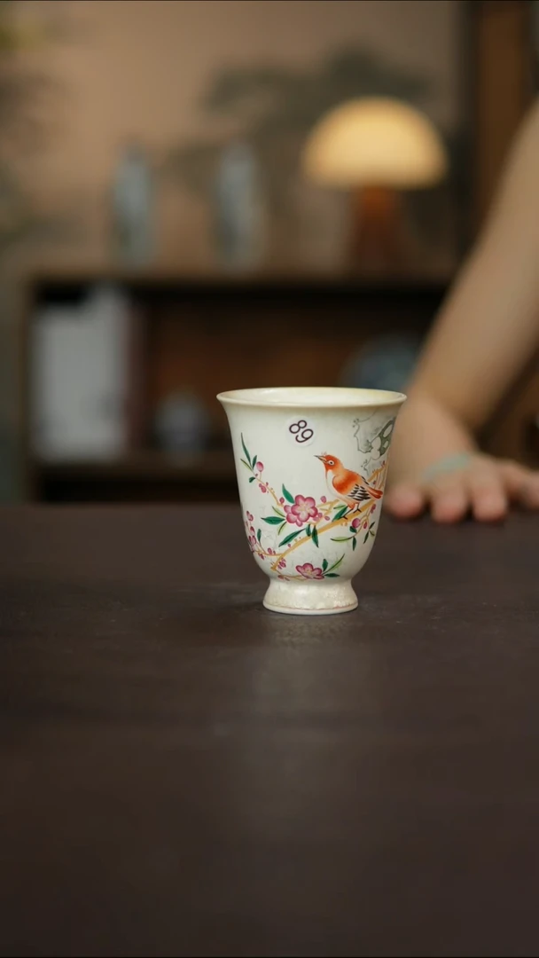 杯景德镇陶瓷杯碗柴烧多人