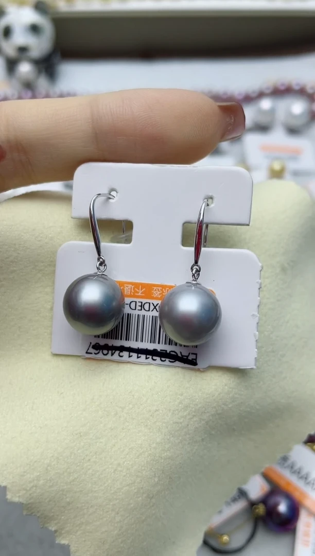 【闪购商品】海水珍珠耳饰18K金镶嵌W74