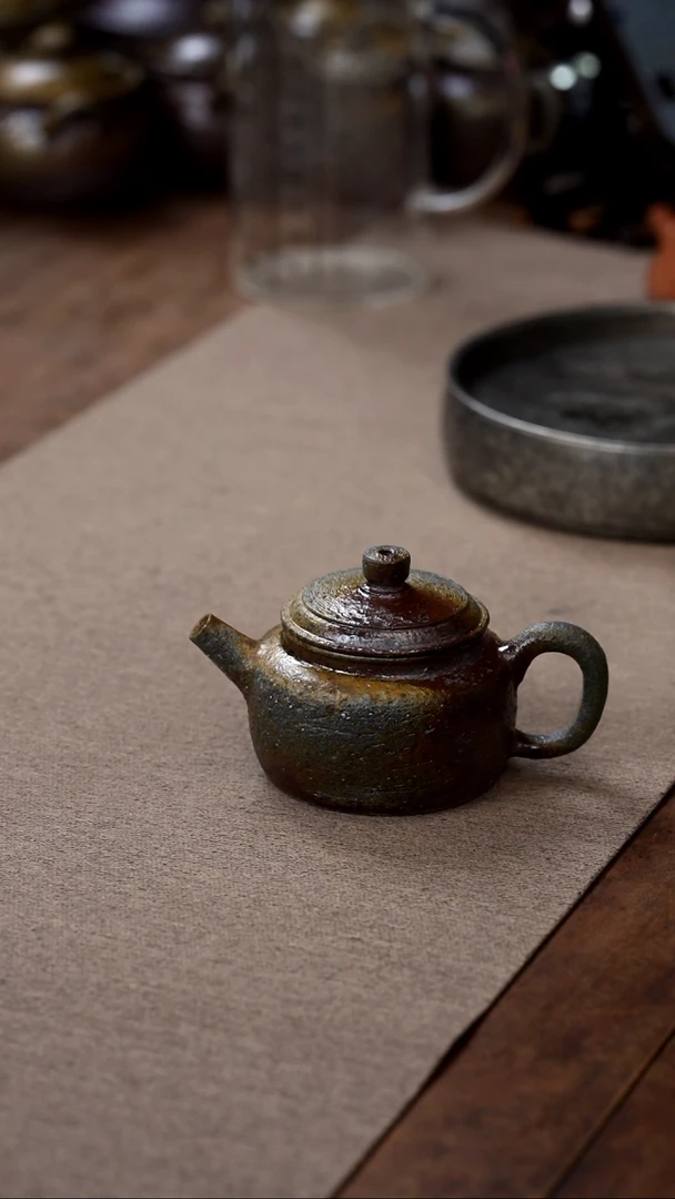 茶壶紫砂柴烧德钟