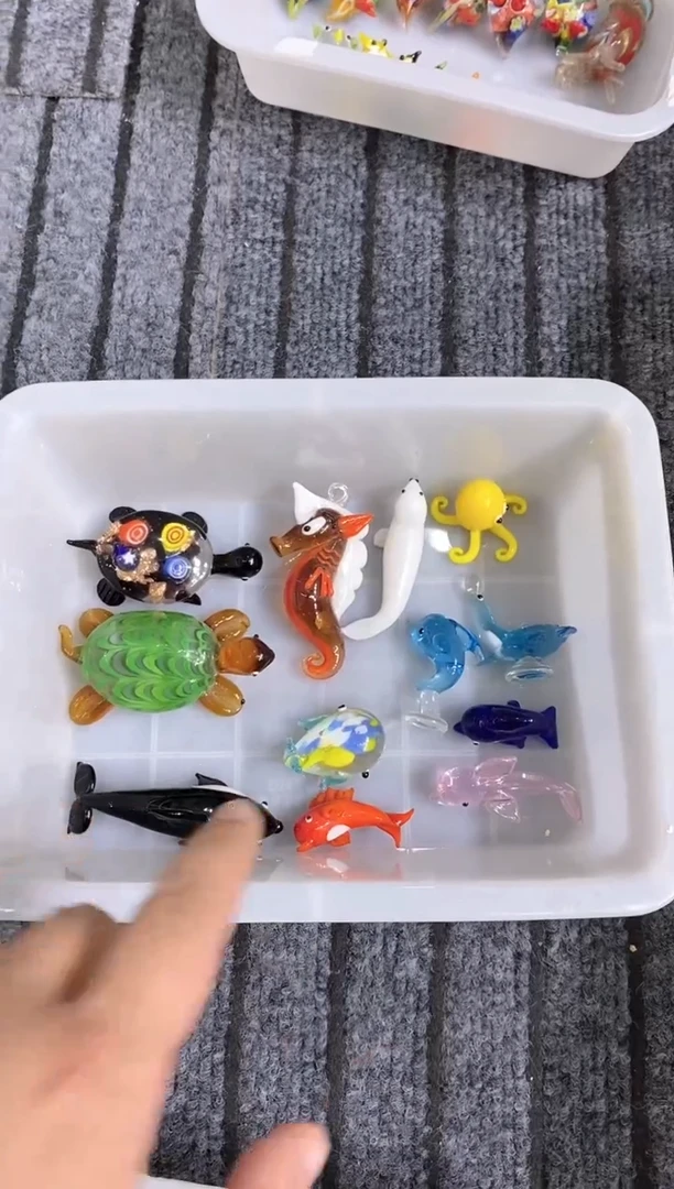琉璃手工艺品瑕品套餐12件（瑕品不退换）