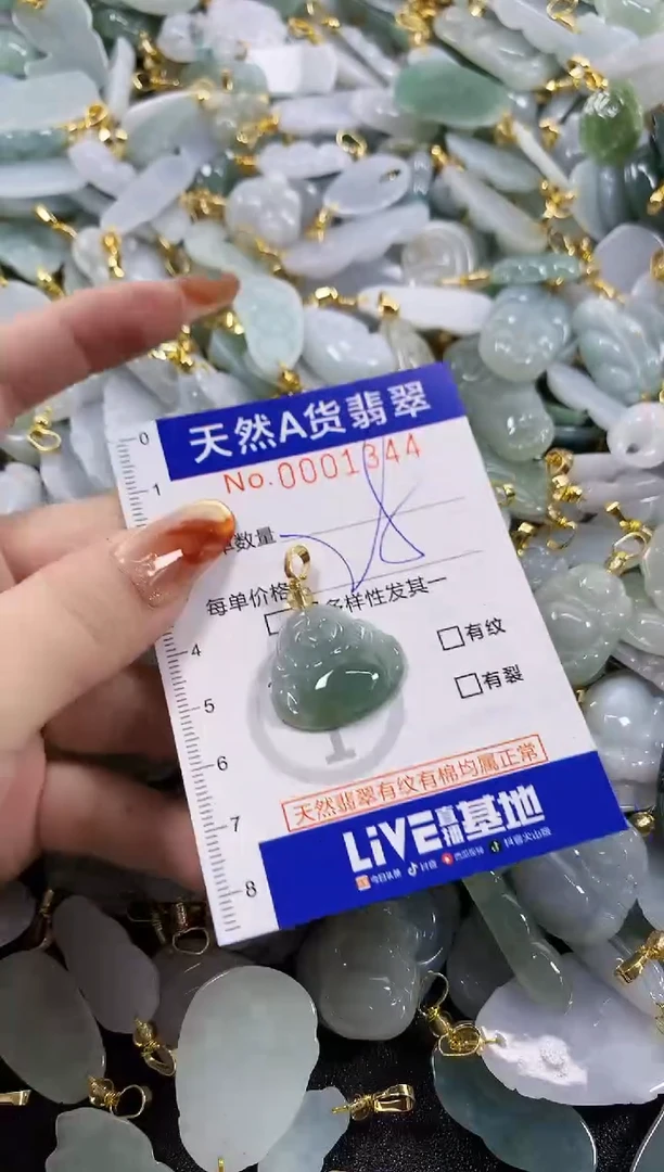 颈饰未镶嵌翡翠天然A货翡翠