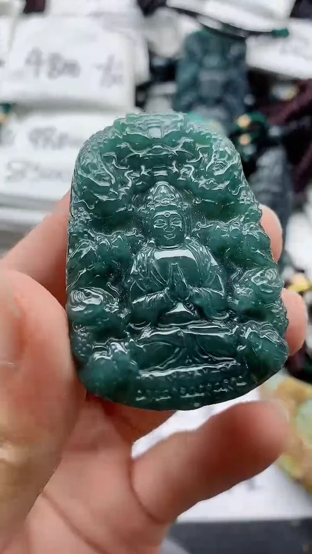翡翠未镶嵌颈饰888