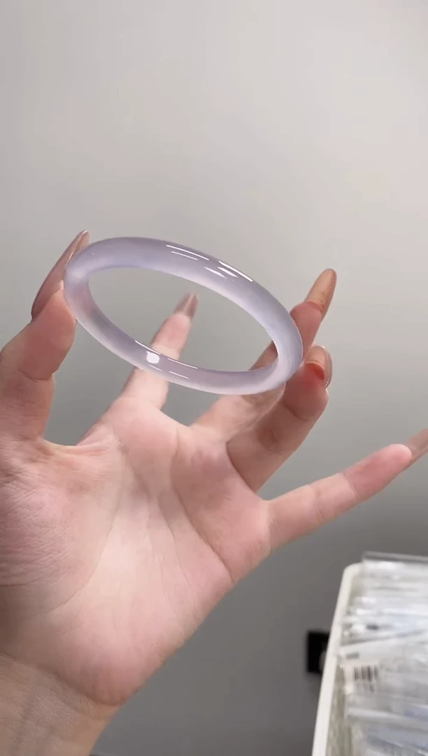 手镯玛瑙/玉髓未镶嵌57-58紫霞