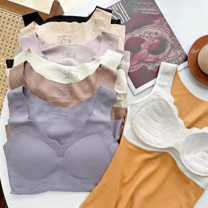 【新8865】女士加绒打底保暖背心