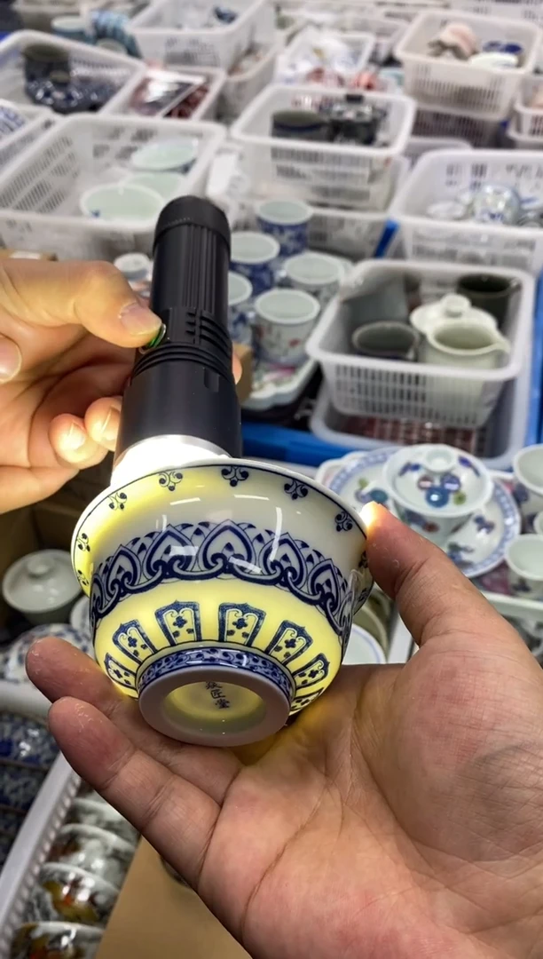 杯景德陶瓷茶具容量约100