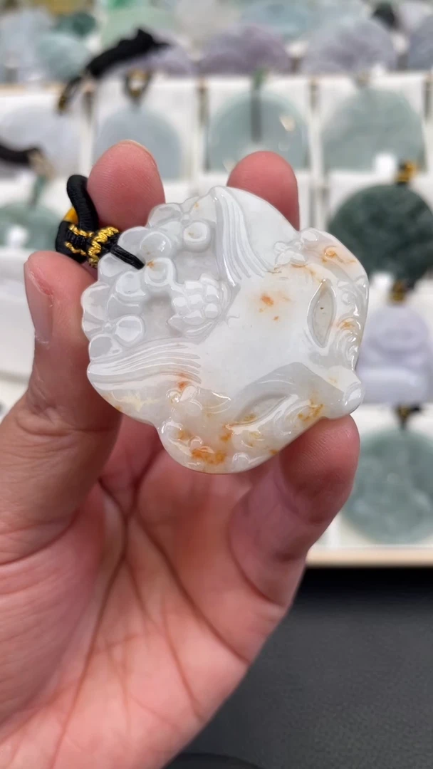 颈饰未镶嵌翡翠天然缅甸翡翠A货166