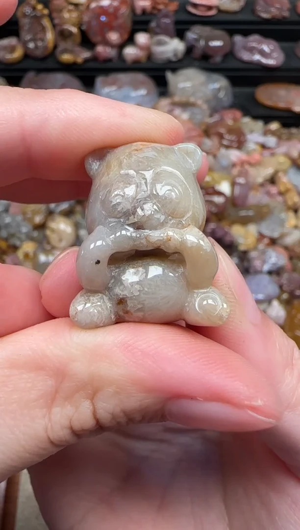 颈饰未镶嵌硅化珊瑚(珊瑚玉)778