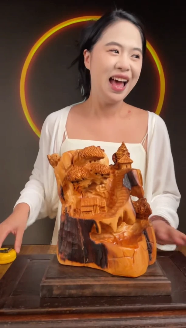 柏木（崖柏）手工摆件,先抢先得! 编号:55