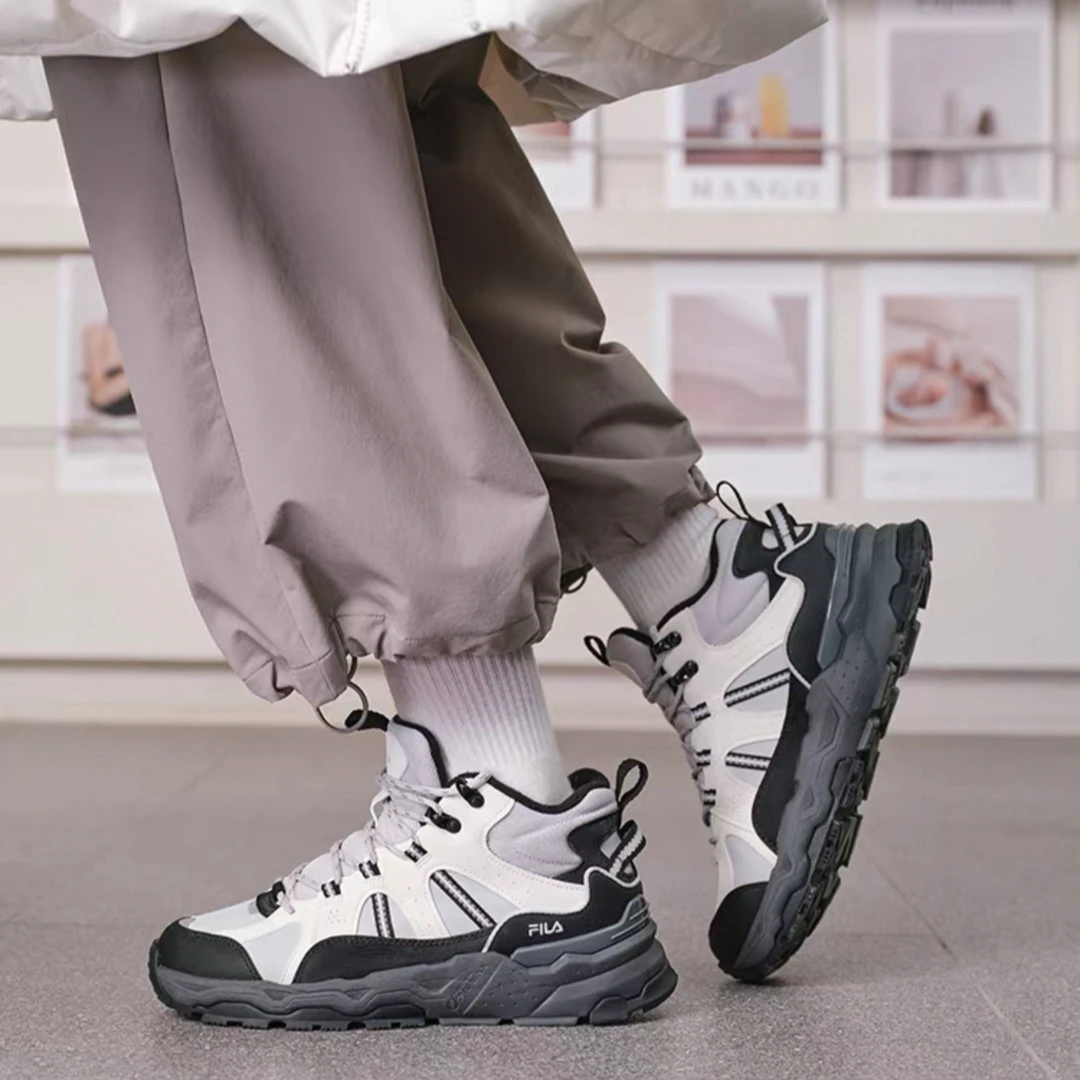 Fila/斐乐男女款【中帮加绒满天星】冬季百搭保暖运动鞋F12W542149F