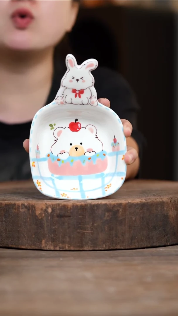 瓷片景德镇高温釉下彩（食品级）