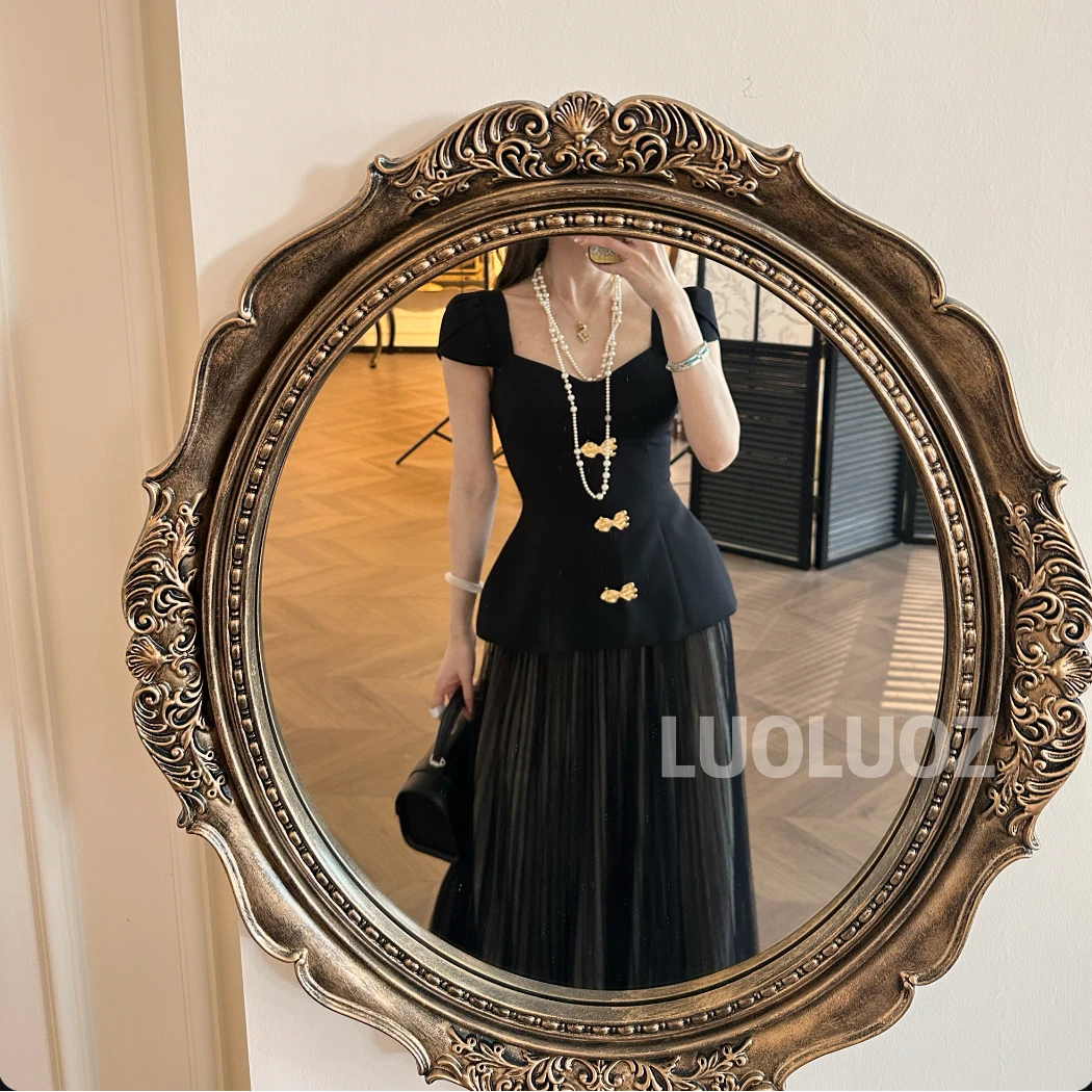 【现货】LUOLUOZ【流云织梦】气质绝美上衣＋时尚半身裙两件套JF622