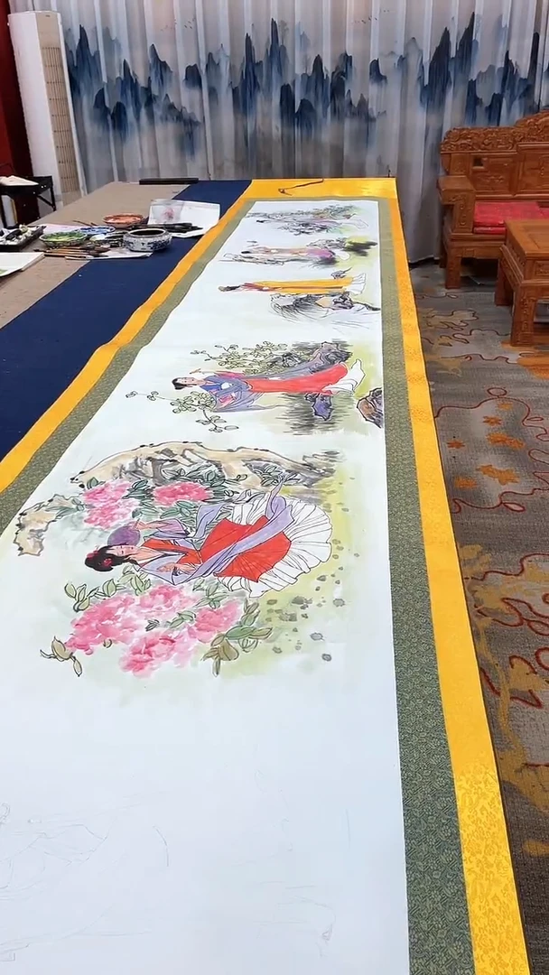 书法李发治十二金钗