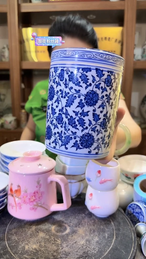 其他A158景德镇制陶瓷茶叶罐一件