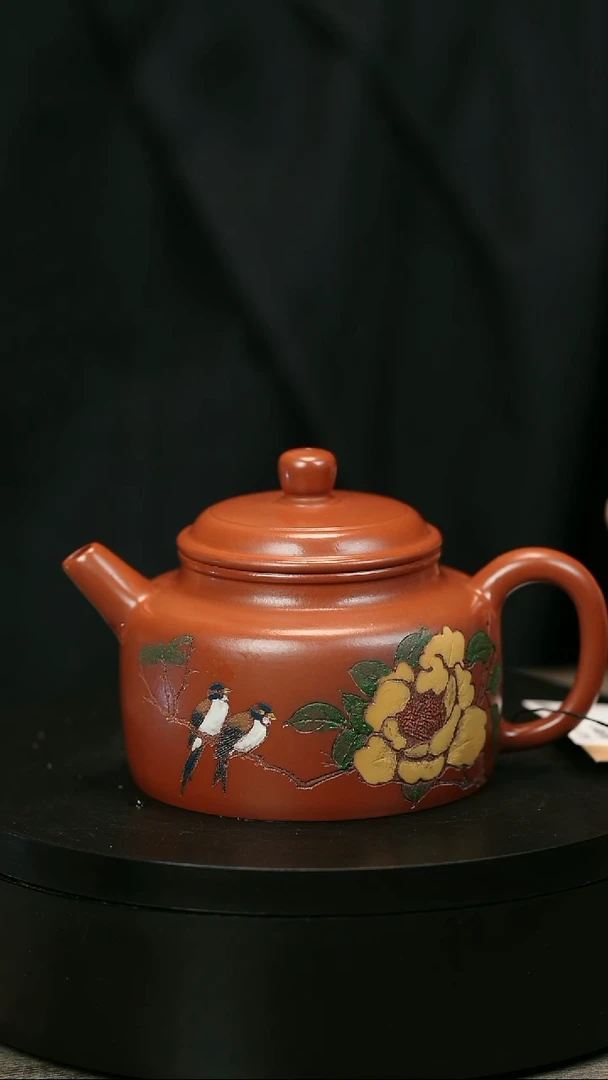 茶壶紫砂懿***馆H2215赵翠红喜鹊登枝德中