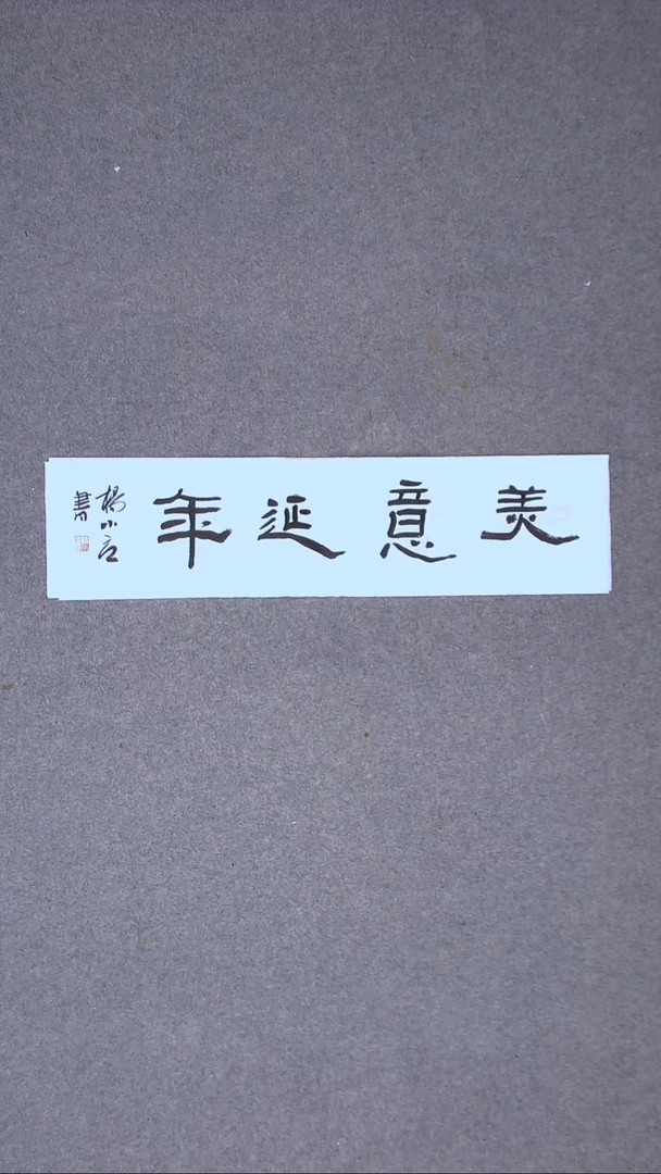 书法 杨小立河南南阳69*17一平尺