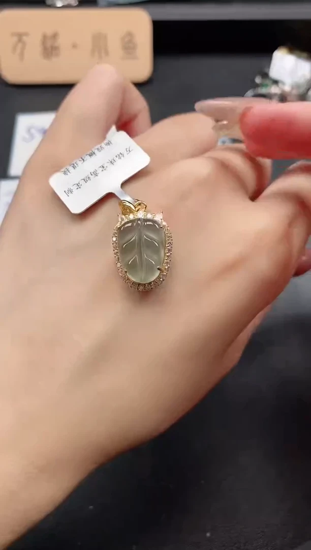 银S925镶嵌戒指翡翠51511