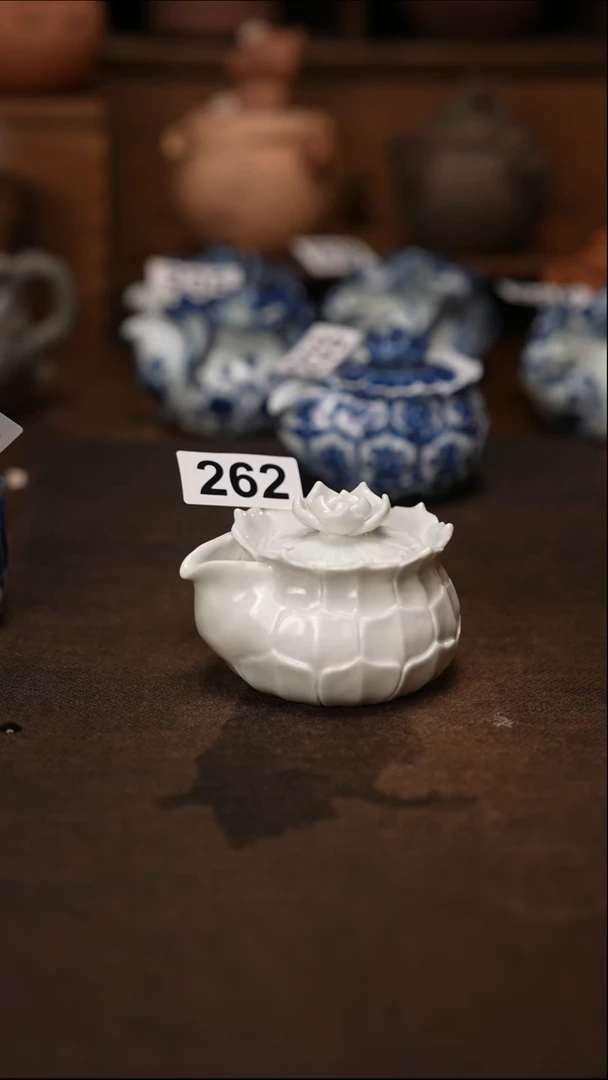 262柴烧自然落灰宝瓶