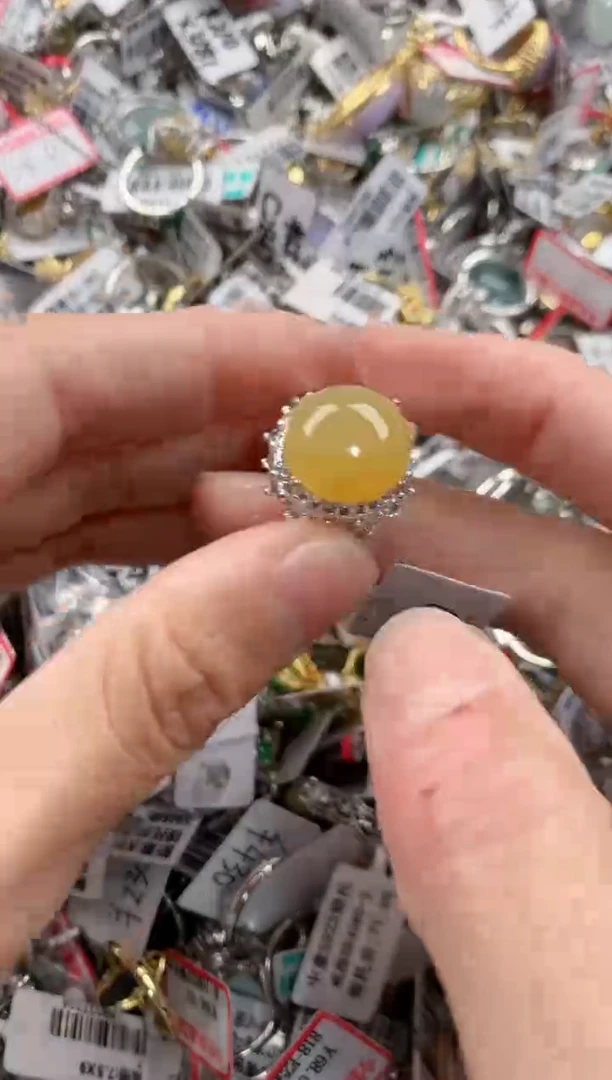 未镶嵌戒指翡翠555   7