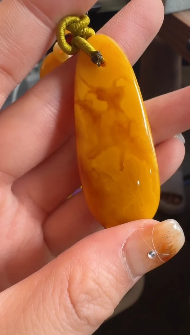 未镶嵌颈饰蜜蜡4809天然蜜蜡珠宝奇石假一罚十