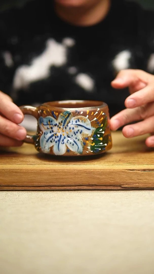 @@陶园瓷舍@@纯手工手绘@高温釉下彩