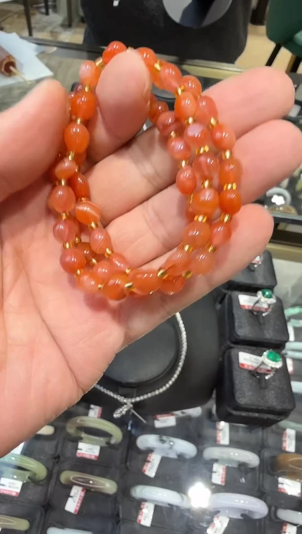 未镶嵌手链南红玛瑙多样性发一