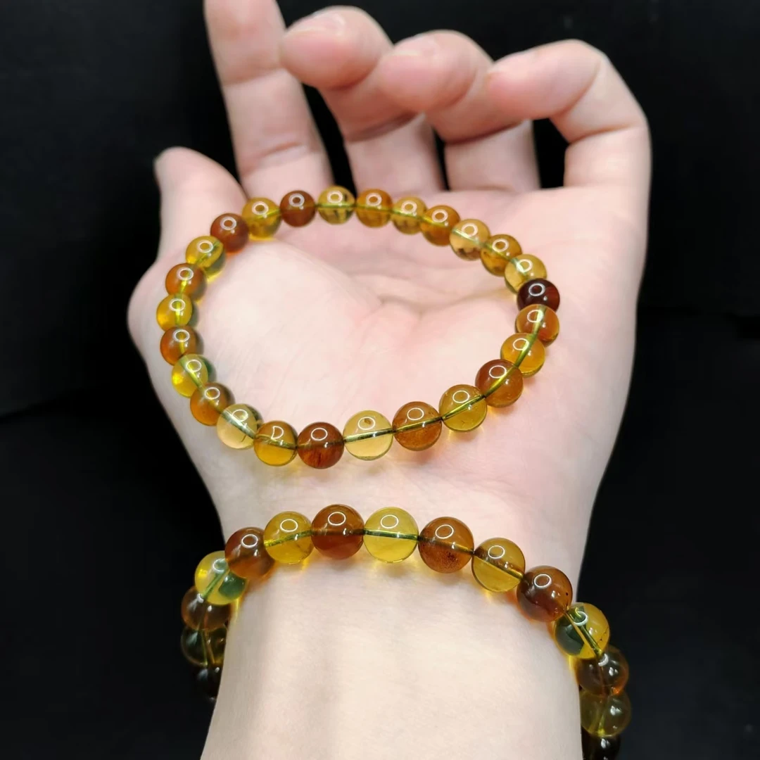 【康康严选】多宝琥珀单圈手串K2【多样性发其一】约7mm+