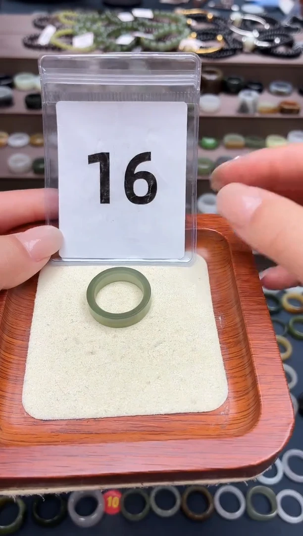 和田玉戒指未镶嵌17号