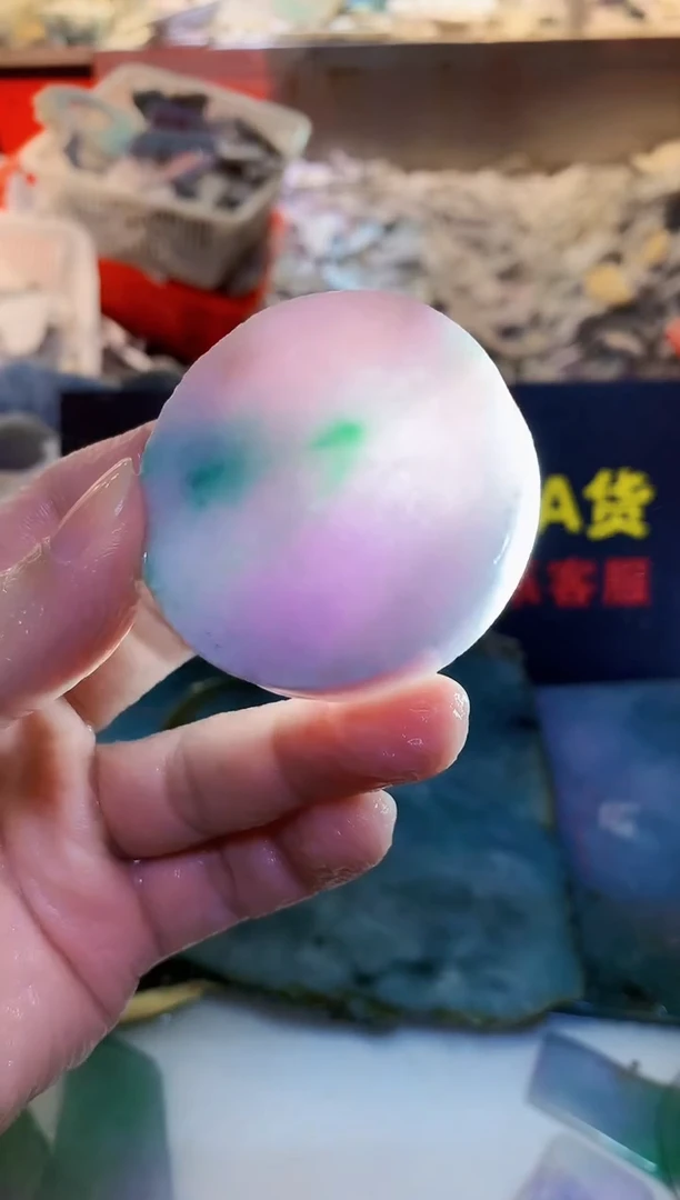 裸石翡翠0朗0翡翠珠宝158
