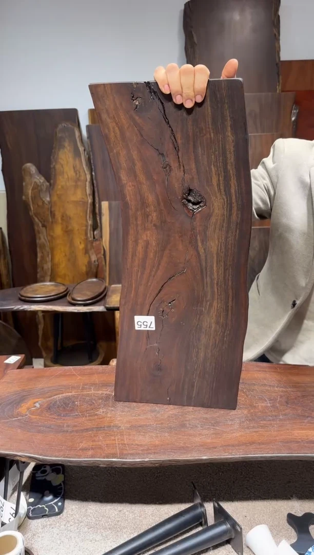 风车木（黑檀木）尺寸62*25*2编号755